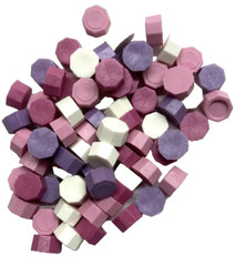 Cotton Candy (pinks, lav, white) Color Mix Sealing Wax Beads (approx 250 beads)