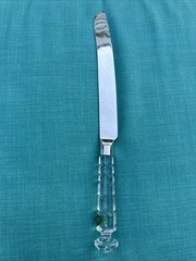 Vintage Shannon Crystal Ireland 14” Serrated Serving Knife Crystal Handle NOS