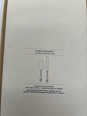 Lenox Forevermore Two-Piece Dessert Cake Serving Set w/Original Box, Vintage