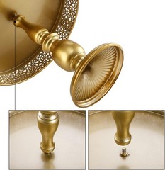 10 Pieces Gold Cake Stand Metal Round Cupcake Tower Decorative Dessert Fruit