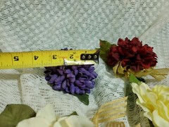 Lot of 4 Vintage Corsage Wedding Prom Gold yellow red purple Rose Corsage parts