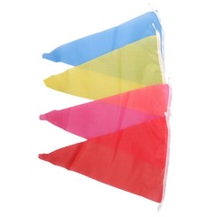 100M Multicolored Bunting Banner Multicolor Outdoor Decoration Triangle Flags US