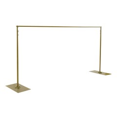 Rectangular Golden Backdrop Stand Wedding Birthday Party Metal Frame Decoration