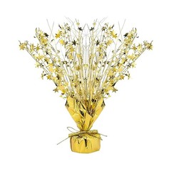 6 GOLD Metallic Star Foil Spray Centerpiece Table Decoration Wedding Party