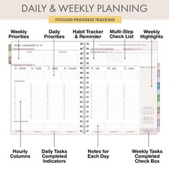 Essential PRO 2026 Daily, Weekly & Monthly Planner, 7″x9″: 14 Months (Nov 202…