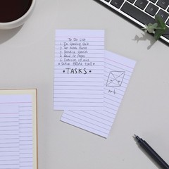 400 Count Vertical Ruled Index Cards 3 X 5 Flash Card Double Sided Lined Note…