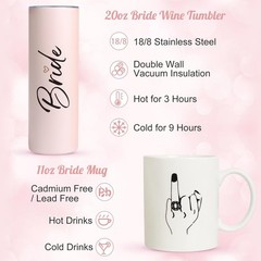 8Pcs Bridal Shower Gift, Bride to Be Gifts, Bridal Shower Gifts for Bride to …