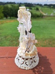 Vintage Mid Century 1950s Wedding Cake Topper Plastic 7″ Coast Novelty 1959