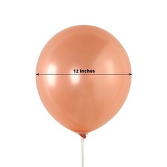 50 ROSE GOLD 12″ Biodegradable Latex Balloons Party Wedding Decorations Sale