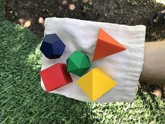 3D Printed Platonic Solids – Cube, Tetrahedron, Octahedron, Dodecahedron,