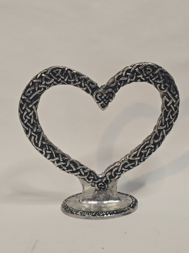 Celtic Knot Wedding Cake Topper Pewter Figurine Fellowship Foundry US Made *NEW*