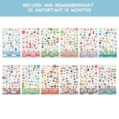 Planner Stickers – 12 Festival Theme Monthly Planner Stickers, Accessories 14