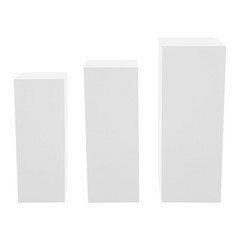 3 PCS Metal Display Pedestal Stands, Display Pillars for Birthday Party Wedding