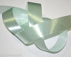 100-250 Yards Sasheen 3M Satiny 5/8 7/8 1-1/4 Ribbon Wedding Green Silver Pewter