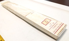 Taper candles Set of 12 white floral celebration14 inches sealed