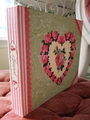 Vintage Shabby Chic Roses Wedding Album And Journal