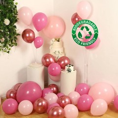 94 Rose Gold Pink Biodegradable Latex Balloon Garland Kit Wedding Party Events