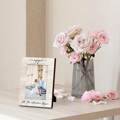 Wedding 4×6 Picture Frame, Engagement Photo Frames, Wedding Gifts for Wife Hu…