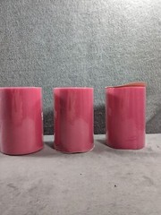 Lot Of 3 Tulle 6” X 100 Yards Each Fabric Roll Pink Nylon Tulle Spool