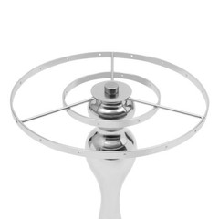 Modern Flower Stands Silver Wedding Decor Crystal Flower Stand Round 10 PCS