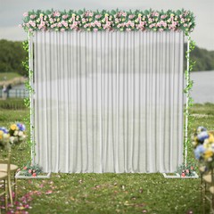 Anti-rust Metal Wedding Backdrop Stand Heavy Duty Arch Frame Stage Party Props