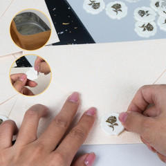 Wax Seal Stickers Self Adhesive for Wedding Invitations and Envelopes Gold Flora