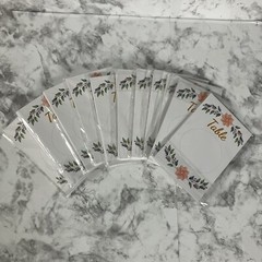 132 Pcs 4×6 DIY Reception Seating Table Place Cards Wedding Formal Quinceanera