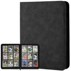 Arkeiliy Trading Card Binder Premium 9 Pocket Double Sided 540 Pocket Pu Card