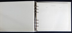 VINTAGE HALLMARK GUEST BOOK EMBOSSED HOUSE ON COVER RA8703 ORIGINAL BOX WEDDING