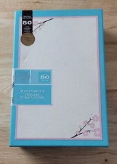 Gartner Studios WEDDING INVITATION KIT Pink Floral Cherry Blossom 5.5″x8.5″ NIP
