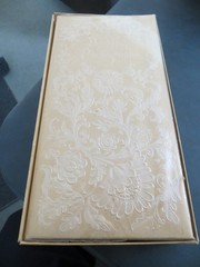 HALLMARK WEDDING PHOTOGRAPH VINTAGE 1969 WHITE CREAM ALBUM WHEN YOU CARE ENOUGH