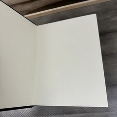 Pottery Barn Leather Bound Photo Album Book Medium Navy Blue NIB