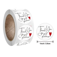 500pcs Thank You Stickers Seal Labels for Envelope Gift Package Scrapbooking