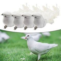 4Pcs Lover Peace Doves Artificial Foam Doves Peace Doves For Wedding Decoration