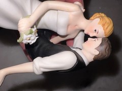 The look of love Bride and Groom Cake Topper By Weddingstar