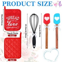 FillTouch 12 Pcs Bridal Shower Games Prize Potholder Silicone little, Pink