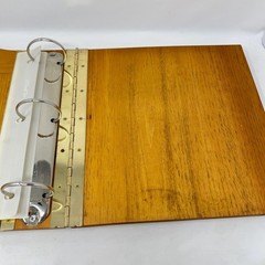 Folk Art Wood Painted Photo Album Cottagecore Grannycore Farmhouse Country