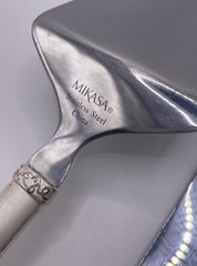 Mikasa Love Story Stainless Steel Wedding Cake Pie Server Set Swirl Hearts