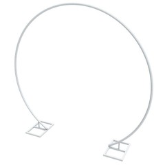 2.4m Round Wedding Arch Frame Circle Flower Balloon Archway Backdrop Stand Decor