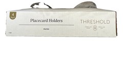Threshold Placecard Holders Marble Heart Shape 4 In Package New