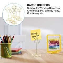 6Pcs Number Birthday Picture Table Number Holder Table Number Stands for Wedding