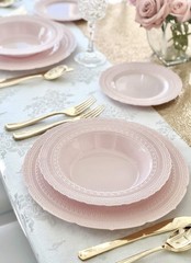 » OCCASIONS » 50 Plates Pack (25 Guests)-Extra Heavyweight Vintage Wedding Di…
