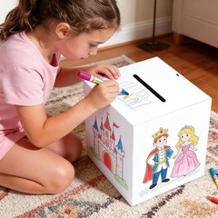 White Wedding Card Box Reception Party Card Money Holder Box