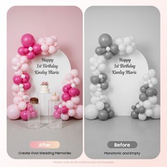 3Pcs Clear Round Cylinder Pedestal Stand for Wedding Party Display Stand Decor
