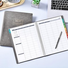 Appointment Book 2026-2027 – Weekly 2026-2027 Weekly Appointment Book – Grey