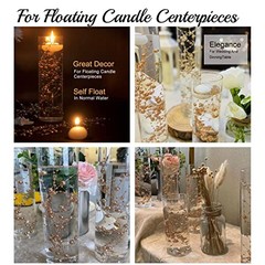 12pcs Pearl String, for Wedding Centerpiece, Vase Filler and Decor for Gold