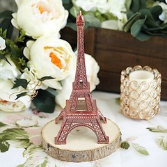 10″ ROSE GOLD Eiffel Tower CENTERPIECES Wedding Party TABLETOP Decoration