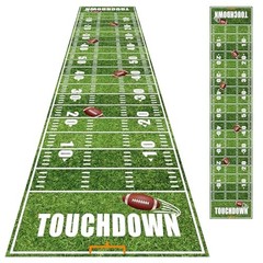 2Packs Football Floor Runner, 10ft x 2ft Football Party Supplies, Football