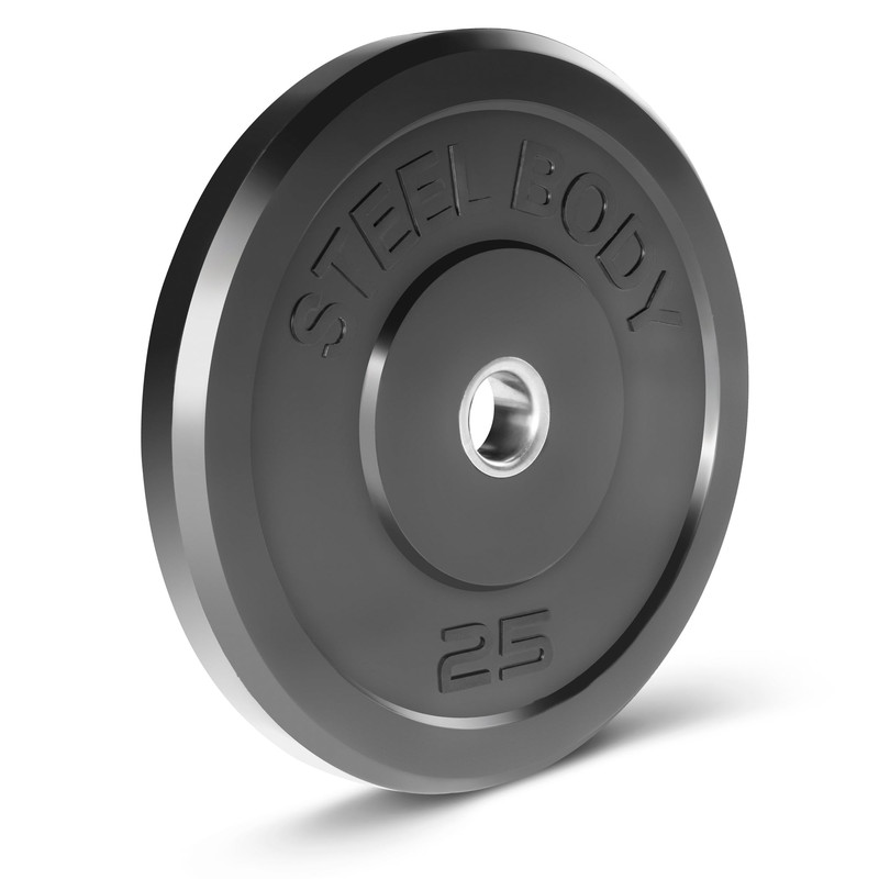 Steelbody Olympic Rubber Bumper Weight Plate – 10 Lb. / 25 Lb. / 35 Lb. / 45
