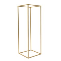 Gold Iron 5Pcs Wedding Metal Flower Stand,Column Vases Flower Stand For Wedding